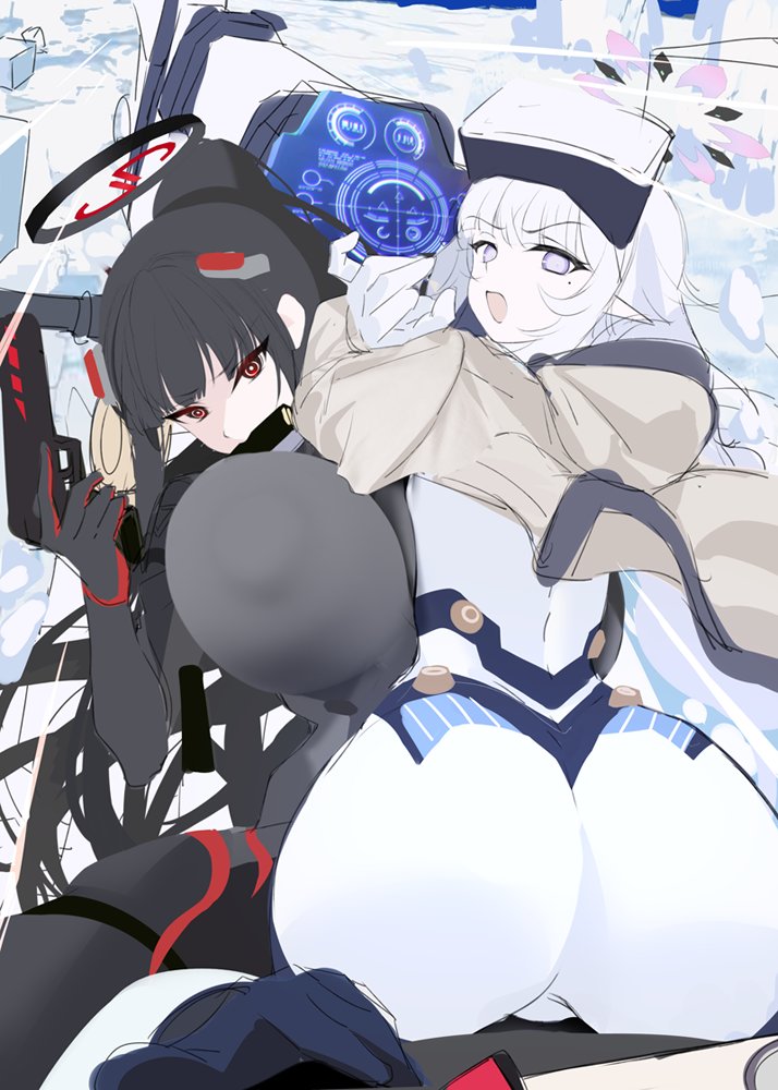 いけません?そんな場面ではありません!しっかりつかまないと吹き飛ばされちゃうぞ! 