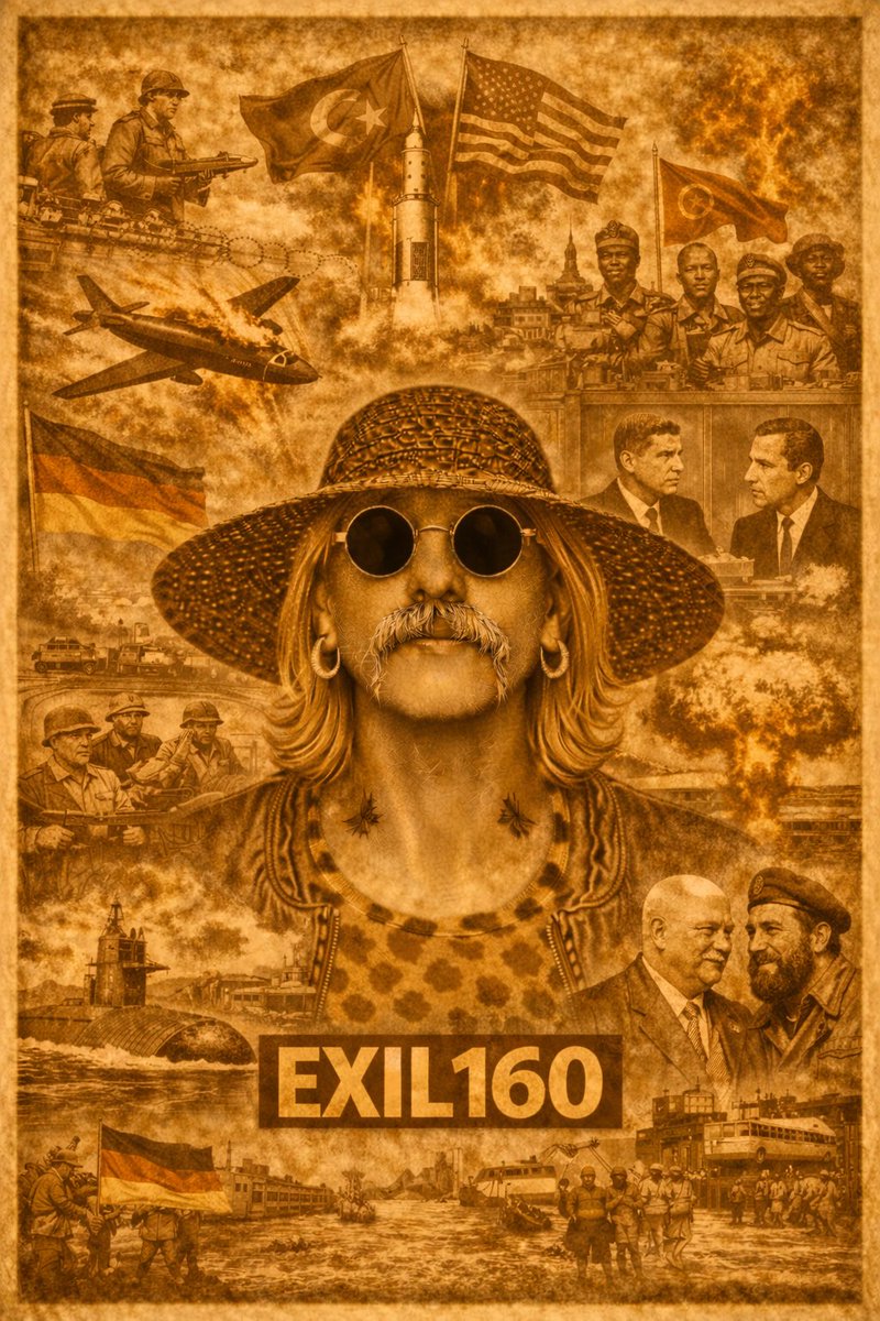 MarlaSvenjaL's tweet photo. Exil160 160 Tage Marlas Zeitreise
1960 steht für Stabilisierung und latente Krise zugleich. Geteiltes Deutschland, entstehende Staaten in Afrika und ein Kalter Krieg, der von Interessen und Misstrauen auf allen Seiten getragen wird.
#EXIL160 #1960 #Systemzeit #Exil #MarlasArmy https://t.co/LK7CgKm5Pe