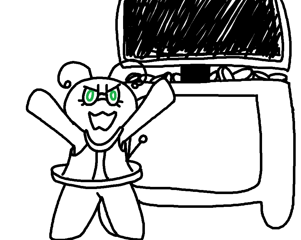 Here my OC getting melted into a gholdengo cause of a certain panda, <a href="/DustySpaceMouse/">PandaDoodles</a>