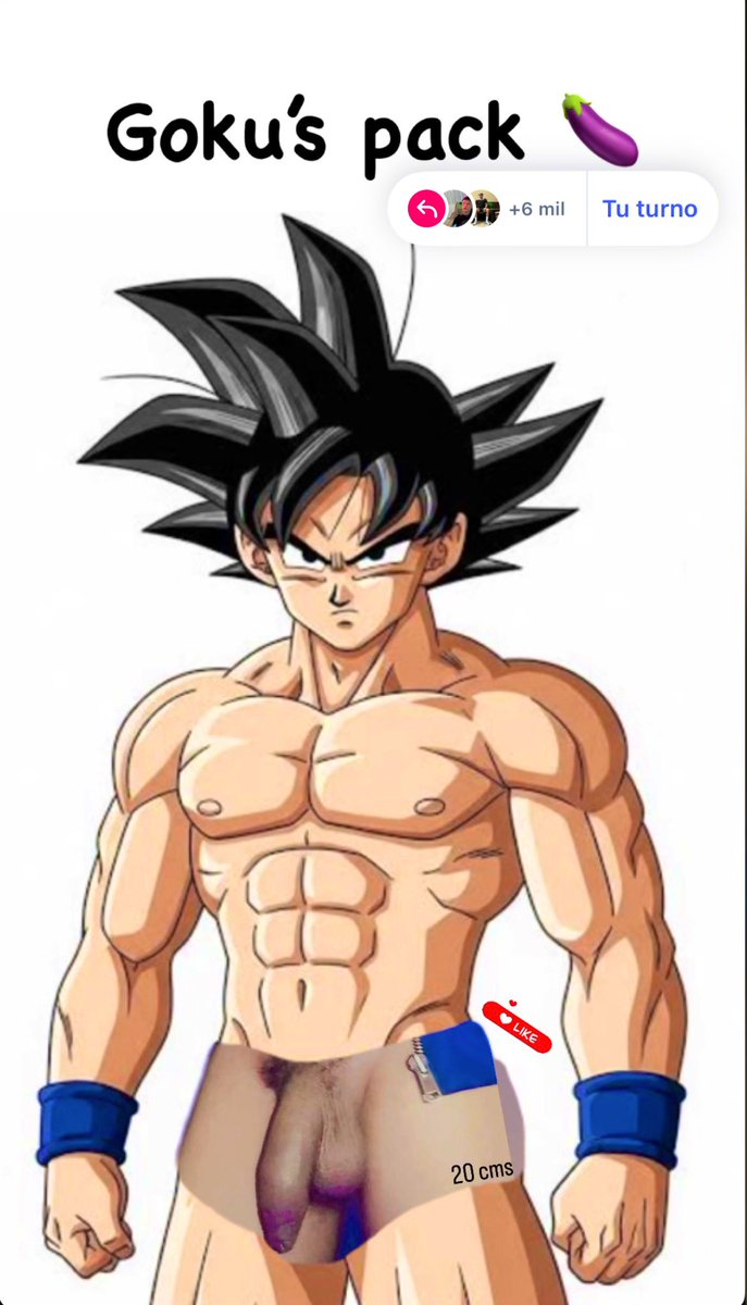 Israel_molinava's tweet photo. Goku’s pack 🍆 https://t.co/E3JtoLh3Sb