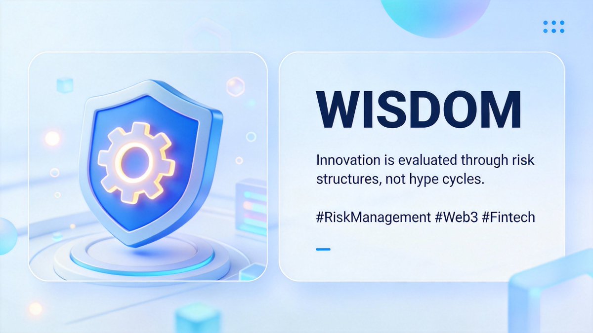 At Wisdom Flow Foundation, innovation is evaluated through risk structures, not hype cycles.
We invest where technology reduces friction, improves transparency, and survives stress tests — both technical and financial.
#RiskManagement #Web3 #Fintech