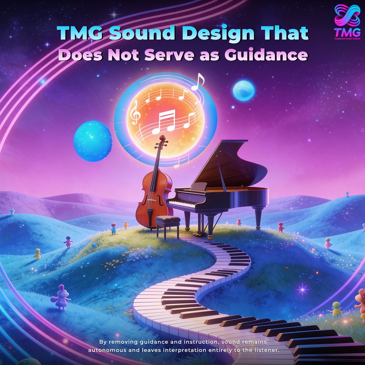 TunePush_Music's tweet photo. TMG Sound Design That Does Not Serve as Guidance
Sound without instruction
โ
No guidance cues
โ
Listener autonomy
โ
Parallel existence
#NonFunctionalAudio #ListenerAutonomy #AcousticFreedom #ParallelExperience #SoundMinimalism #AntiInstructional #IndependentAudio https://t.co/Hc3XxYHIUW