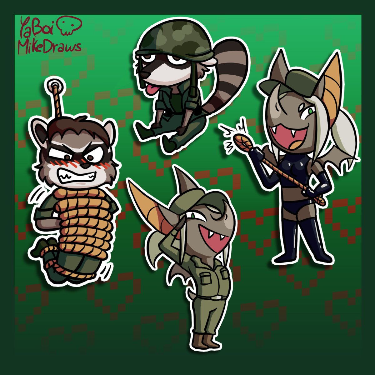 Reposting this one with the correct background for my stickers.