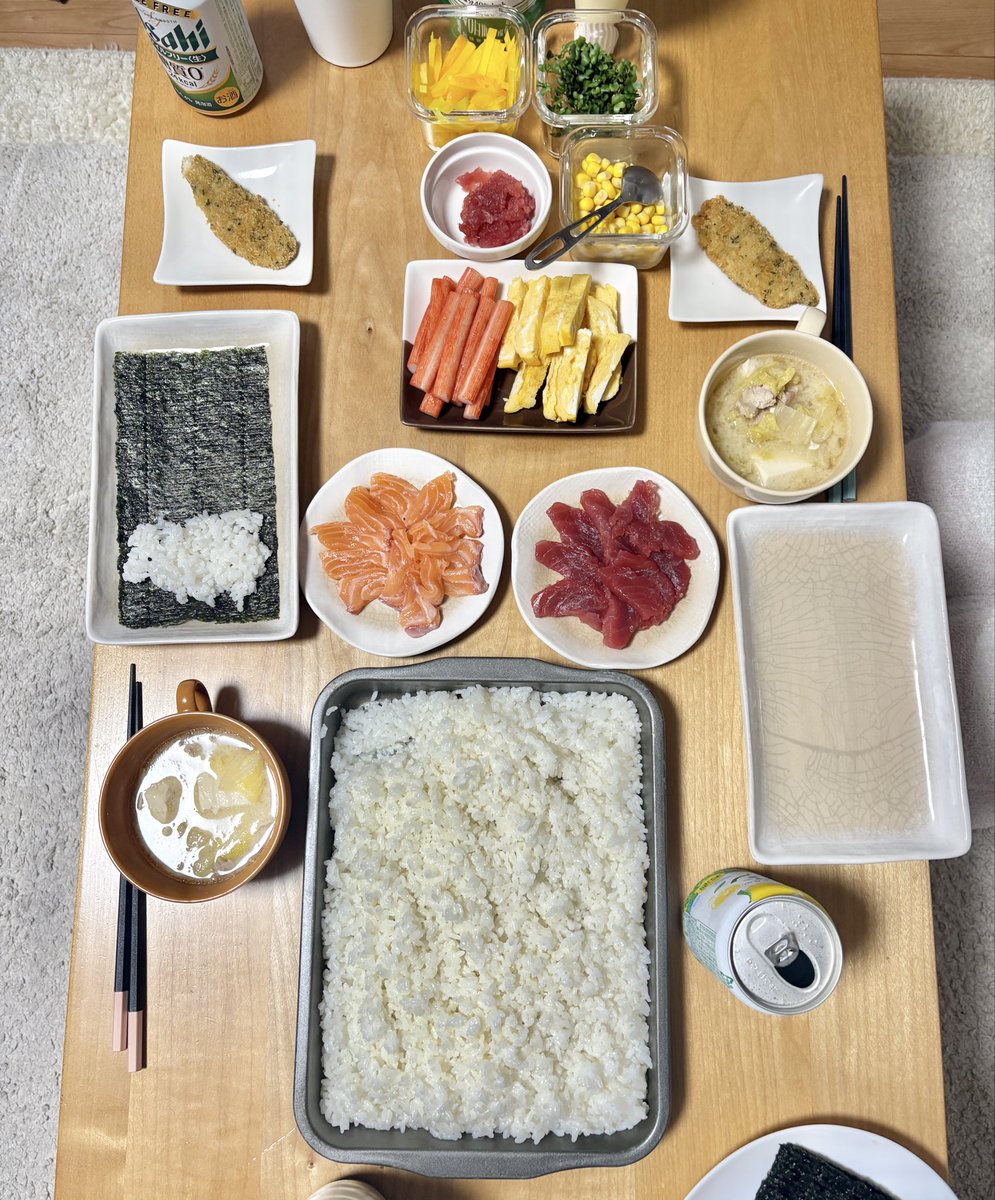 Yuka123721's tweet photo. 2.3.節分👹🍣 https://t.co/S4c1QufCNL