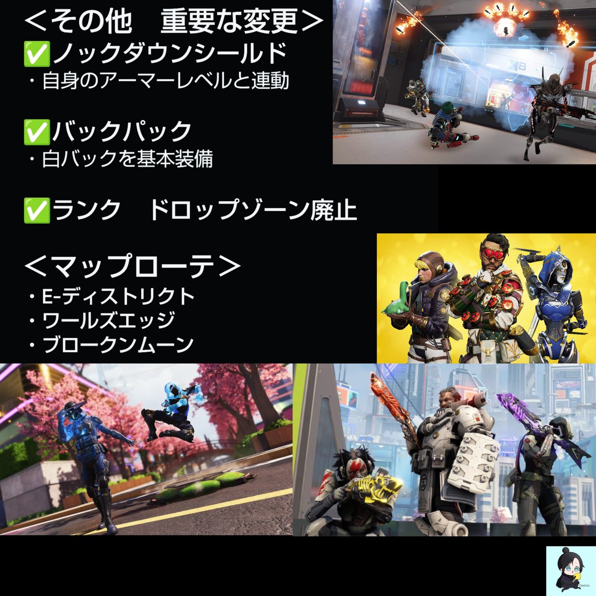 Osatou_Apex's tweet photo. ⚡️シーズン28⚡️
【早期パッチノート　全情報！】
🗓️2月11日　3時開幕 

・ヒューズ/ブラハ/カタの強化
・コントローラークラス新能力
・G7ケアパケ / P2020通常武器
・ランクドロップシップ方式へ戻る　など

#APEX│#エーペックスレジェンズ https://t.co/YzXMZIXh5Z