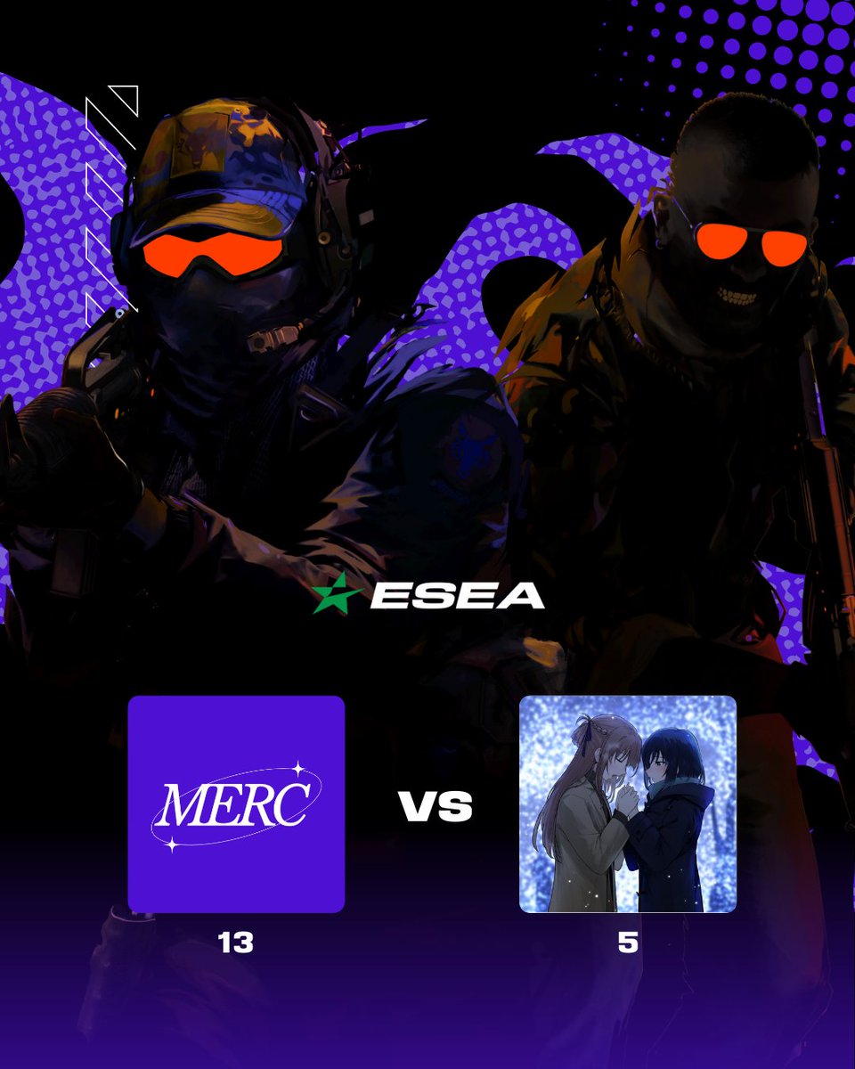 [#MERCCS2]

GGs to girl kissers - we take the match tonight 13-5. 

Well played! 

<a href="/Speedyw69/">Marc</a>  giving an interview live with <a href="/ynoTCS2/">ynoT</a> 

twitch.tv/merc_gg