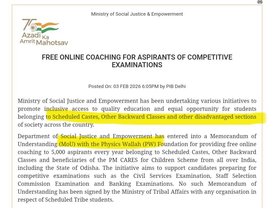 WOW‼️Shameful Government of India signed Memorandum Physics Wallah to ...