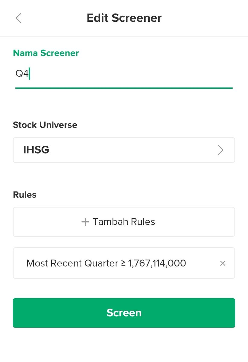 Masuk Basic Ini screener nya, Masuk basic ratio Klik new feature (beta) Ikutin di ...