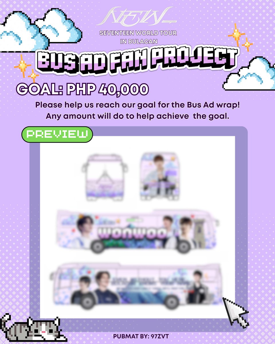 kimdyoongin's tweet photo. 📣 𝘿𝙤𝙣𝙖𝙩𝙞𝙤𝙣 𝘿𝙧𝙞𝙫𝙚 𝙐𝙥𝙙𝙖𝙩𝙚: 𝗙𝗘𝗕𝗥𝗨𝗔𝗥𝗬 𝟬𝟯, 𝟵:𝟯𝟬 𝗣𝗠!

𝘾𝙖𝙧𝙖𝙩𝙨, progress is being made, but we aren't there yet! 🚍💨 We still need 
 ₱𝟮𝟳, 𝟱𝟬𝟬 to fully secure the #MingyuBus and #WonwooBus for the 𝙎𝙀𝙑𝙀𝙉𝙏𝙀𝙀𝙉 𝙉𝙀𝙒_ 𝙒𝙊𝙍𝙇𝘿 𝙏𝙊𝙐𝙍 𝙄𝙉 𝘽𝙐𝙇𝘼𝘾𝘼𝙉

Can you see him yet? 🫣 Our #WonwooBus is starting to peak through!👀

𝙋𝙍𝙊𝙅𝙀𝘾𝙏 𝙎𝙏𝘼𝙏𝙐𝙎 𝘼𝙎 𝙊𝙁 𝙁𝙀𝘽 03 (9:30 𝙋𝙈)
✅ 𝘍𝘶𝘯𝘥𝘴 𝘎𝘢𝘵𝘩𝘦𝘳𝘦𝘥: ₱𝟭𝟮,𝟱𝟬𝟬
🚨 𝘎𝘢𝘱 𝘵𝘰 𝘊𝘭𝘰𝘴𝘦: ₱𝟮𝟳,𝟱𝟬𝟬

Every contribution brings us closer to achieving the Bus Ad. Let’s make this a success!

We are so close to the finish line, but we need your strength to get there. Whether it’s through a donation or simply sharing this post with your fellow Carats, Any amount helps and is greatly appreciated, your support truly means the world to us.

ℹ️ Donation Form: https://t.co/HGR547JO9R…
📈 Transparency Sheet: https://t.co/nuop0ULTTQ…

Let’s do this together! #WonwooToBulacan 💎