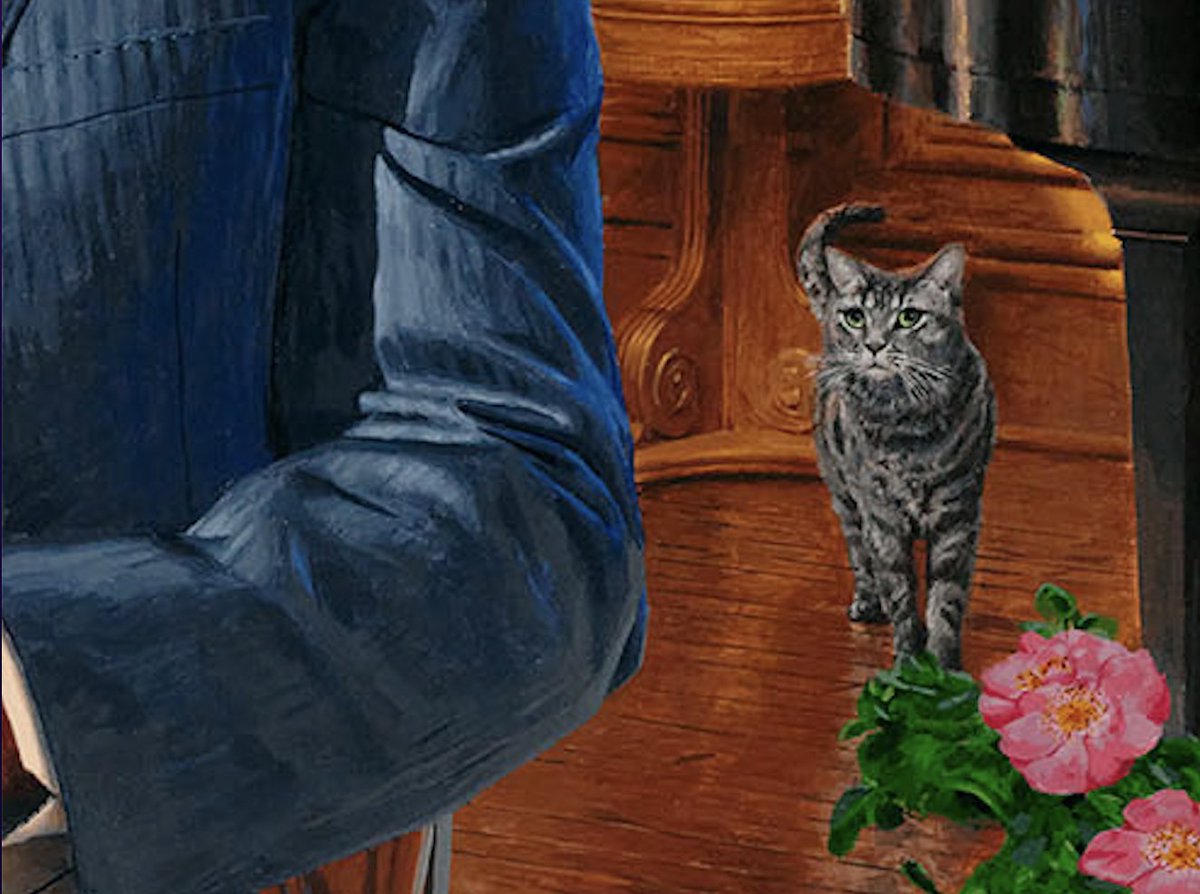 CritterFiles's tweet photo. Stanley the cat makes appearance in official portrait of former prime minister Stephen Harper
https://t.co/dfRL9hyDdl https://t.co/h0nuP3JJ1K