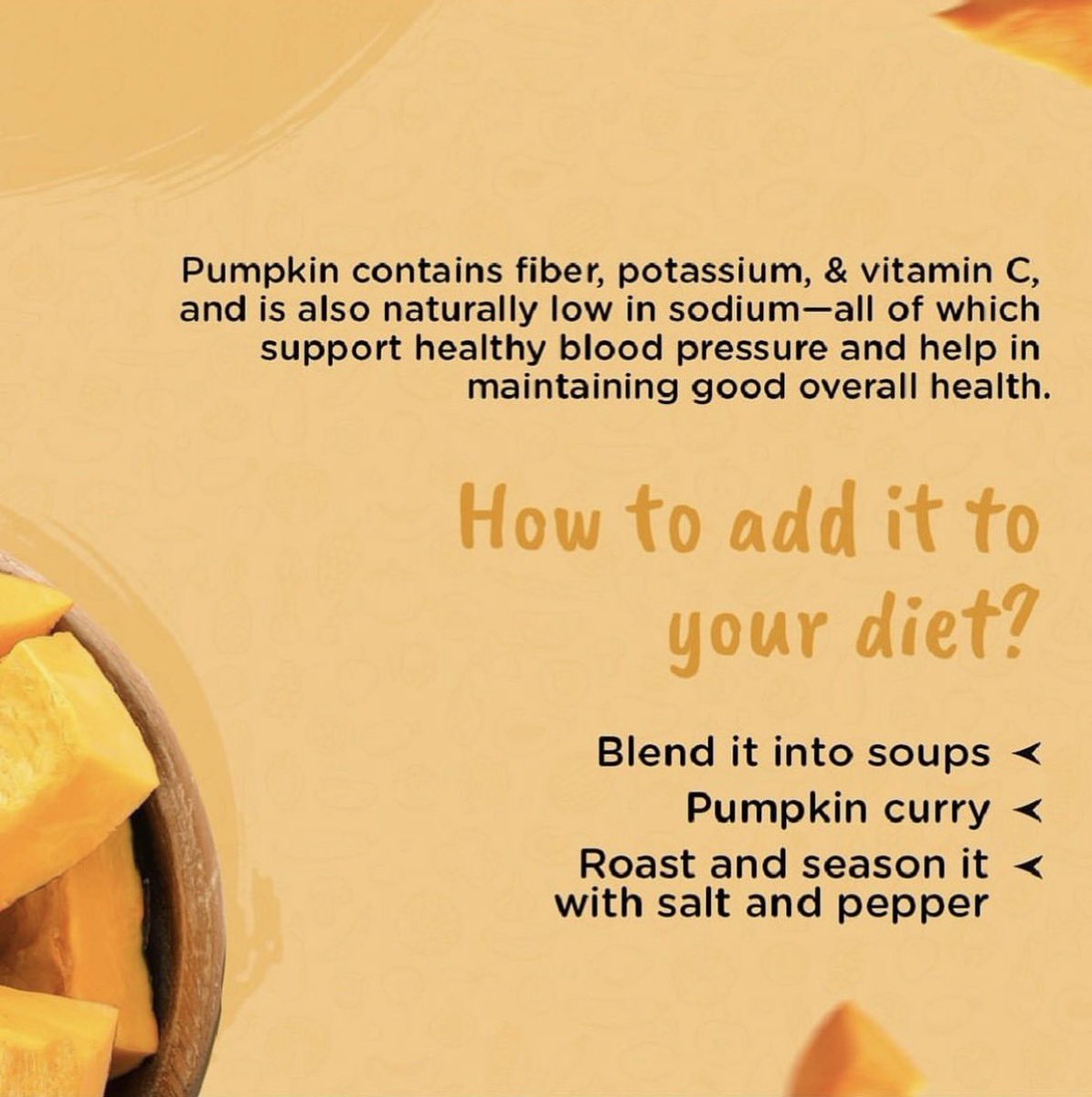 nmamilife's tweet image. We are no cinderelllas but we sure know pumpkins are magical!
—
#Nmamilife #NmamiLifeGirl #EatTodayForTomorrow #Nutrition #Nutritionist #Diet #Dietitian #Health #Lifestyle #Nmami #NmamiAgarwal