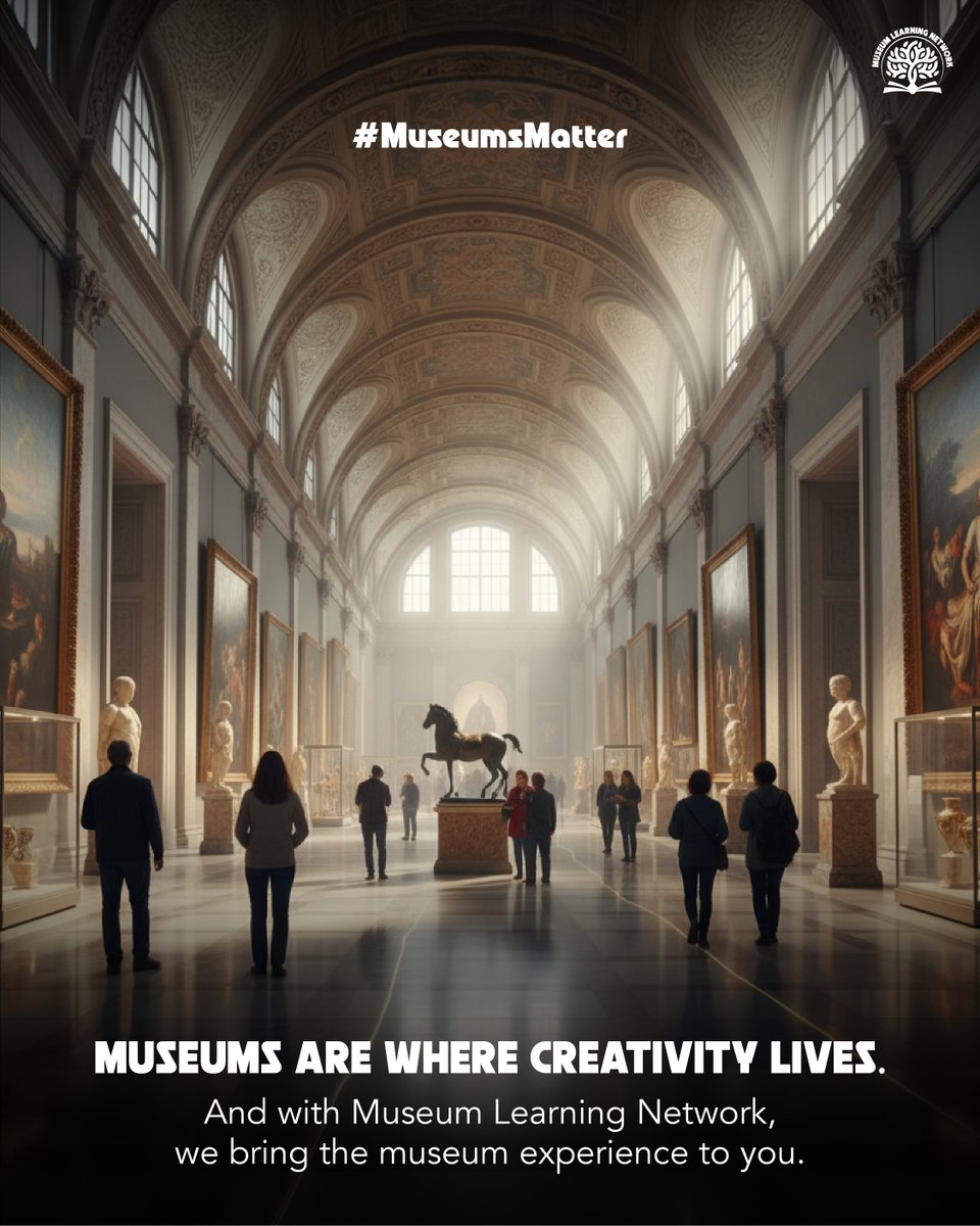 museum92233's tweet photo. From paintings to sculptures, every artwork showcases the limitless power of human imagination. The Museum Learning Network brings this creativity to learners everywhere, letting them explore, be inspired, and experience museums beyond walls. ​
​
#musuem #artefacts #indianmuseum https://t.co/mLZ7VYlUNL