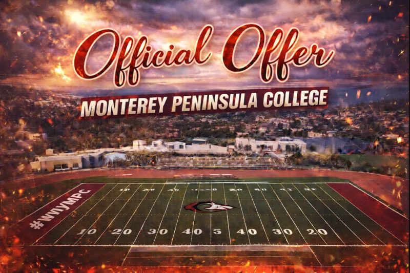 Larry8112852099's tweet photo. Blessed to receive my first offer from Monterey peninsula college @coachjsotelo @PHS_Wave_FB https://t.co/wvniSV8CW6
