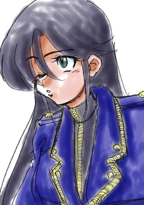 今日のお昼のお絵描き