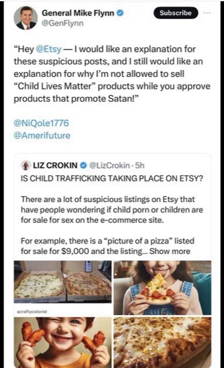Anons caught etsy trafficking children in real time 2 years ago …found a few of the archives finally 
<a href="/LizCrokin/">LIZ CROKIN</a> 
<a href="/NiQole1776/">NiQole</a>