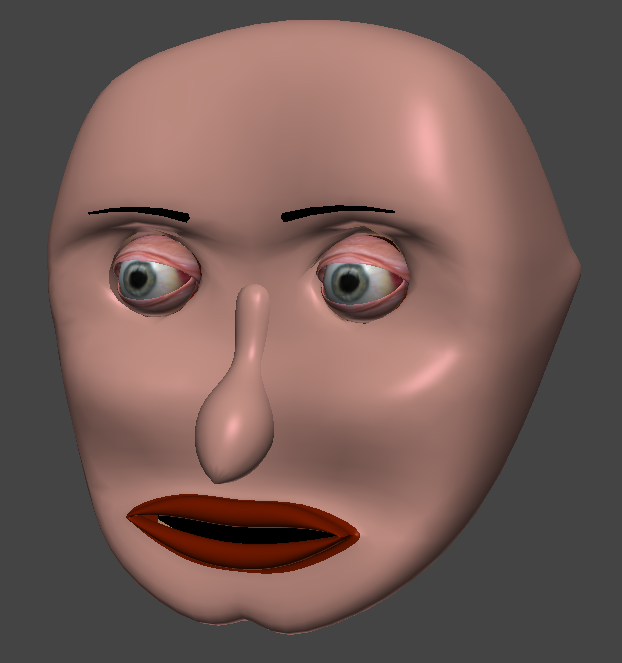 made a head in the most incovenient way possible