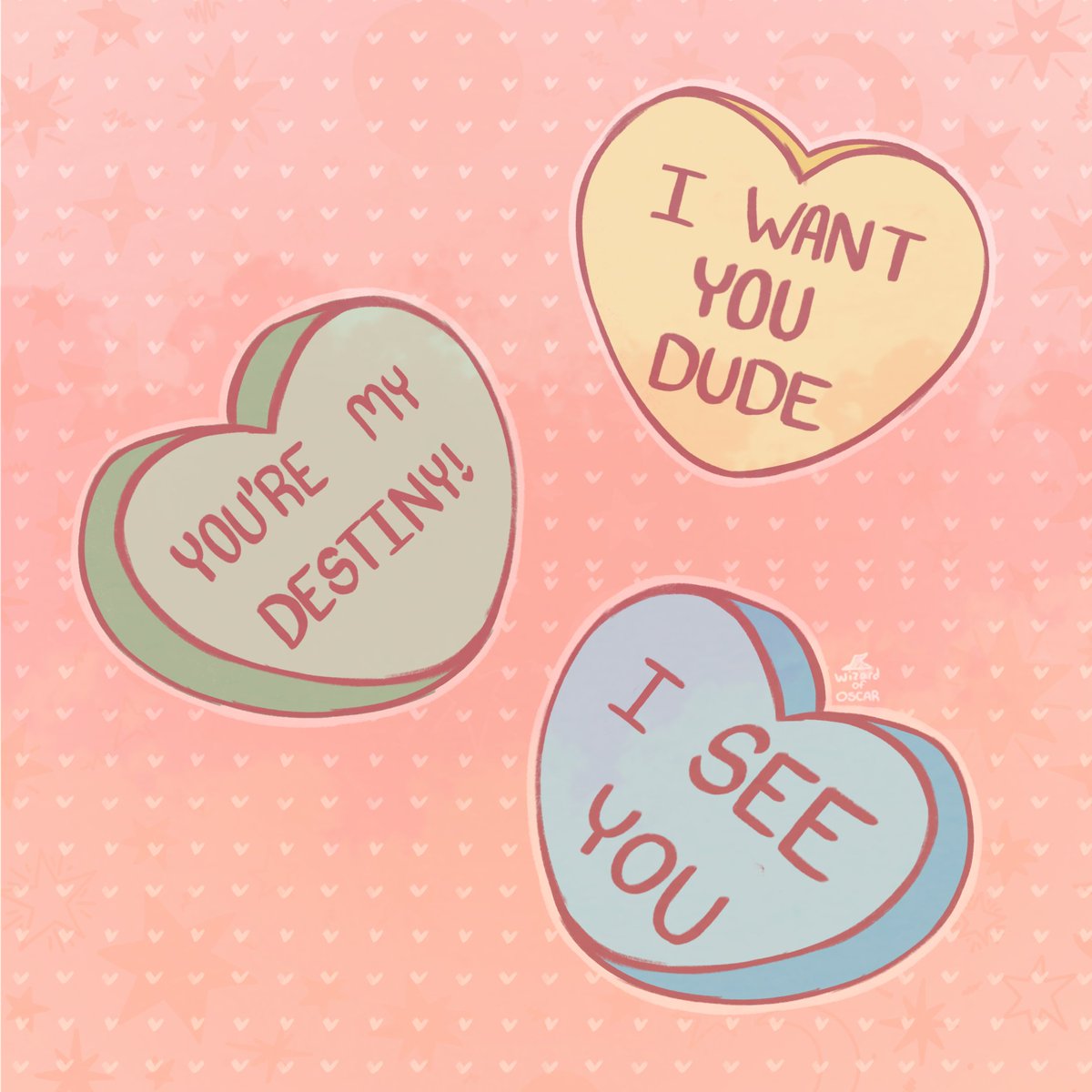 _WizardOfOscar_'s tweet photo. Day 3 of #JRWIenertines: Candy Hearts

Quick little doodle of some JRWI quotes

(#jrwi #jrwifanart) https://t.co/Hu9FzTEGDS