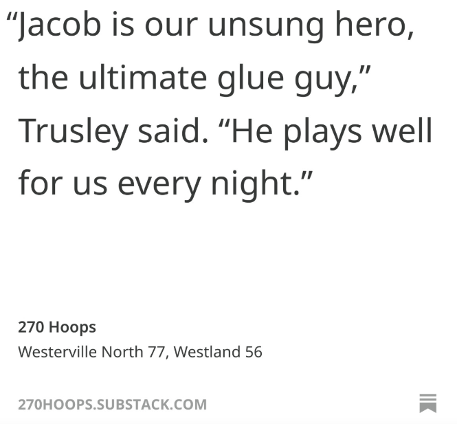 Westerville North 77, Westland 56: The Warriors continue to roll and take down a solid Cougars team with a group effort led by senior Jacob Medhane  

<a href="/gglasser23/">Greg Glasser</a> has the recap on their dominance -- and why you shouldn't sleep on Westland 
⤵️ 
bit.ly/3NVRhRd