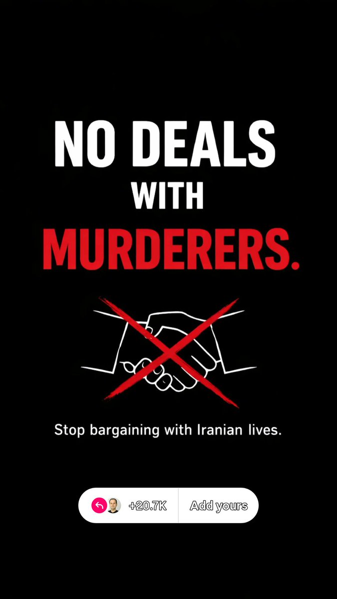 Afshin_GS's tweet photo. @TrumpDailyPosts #IranMassacre https://t.co/mD3VaAs6Xe