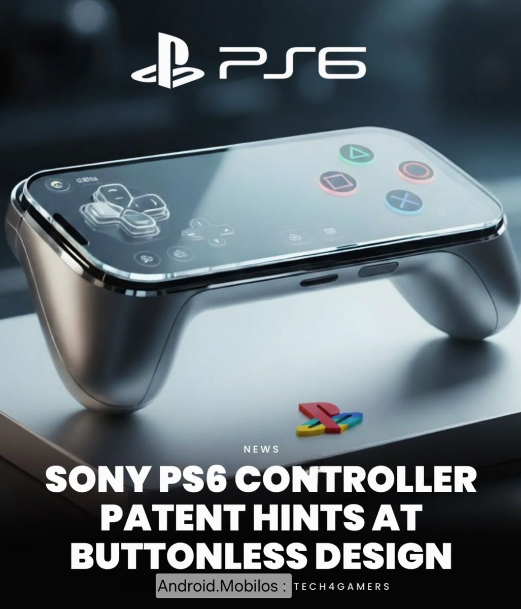 A Sony közzétett egy új szabadalmat „Eszközök és módszerek játékvezérlőhöz” címmel, amely egy kapacitív, érintésalapú, fizikai gombok nélküli kontrollert ír le. android-mobilos.blogspot.com/2026/02/a-sony… #sonyps6controller #controller #sony