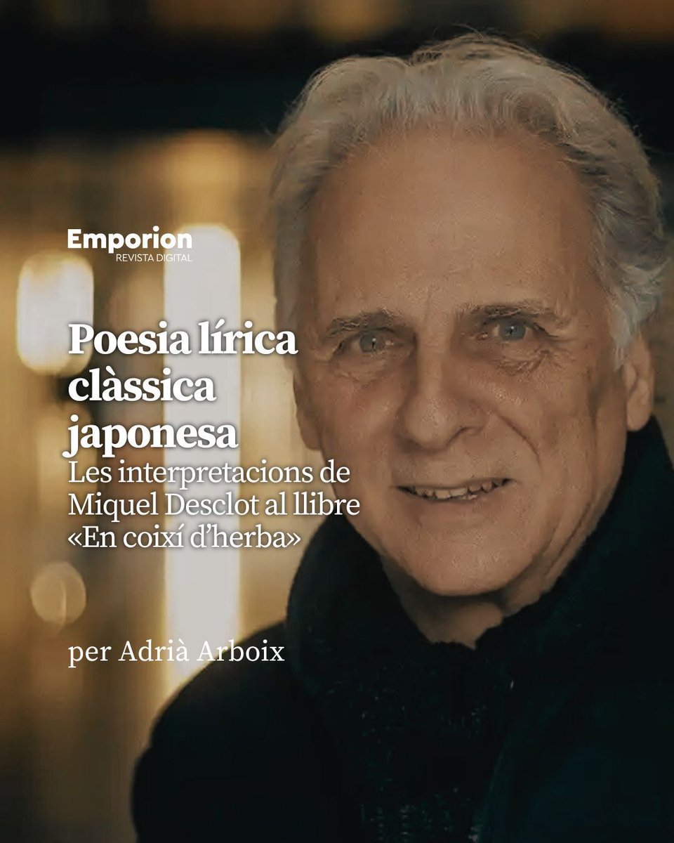 🌸 L'ànima del Japó en versos catalans

Adrià Arboix analitza les delicades interpretacions de Miquel Desclot sobre la lírica clàssica nipona. Com es pot dir tant amb només disset síl·labes?

Llegiu-lo a Emporion  🔗 buff.ly/9sOZUB7 

#Poesia #Japó #Emporion