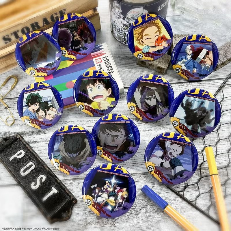 heroaca_a #ヒロアカ 【🎖Excellent scene 缶バッジ🎖】 文房具カフェ