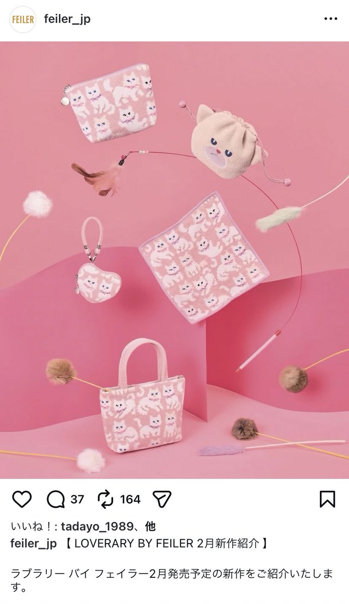 フェイラーのポーチ欲しくて柄で迷ってたんだけど、今日発売の