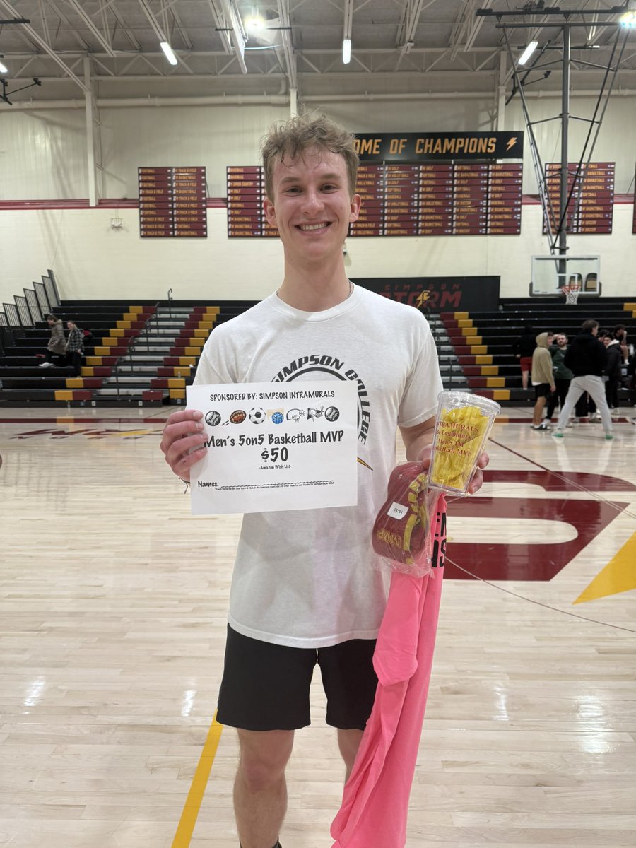 SC_intramurals's tweet photo. Congrats to our IM 5on5 ๐MVPs #scim https://t.co/2m1ZnQCA6k