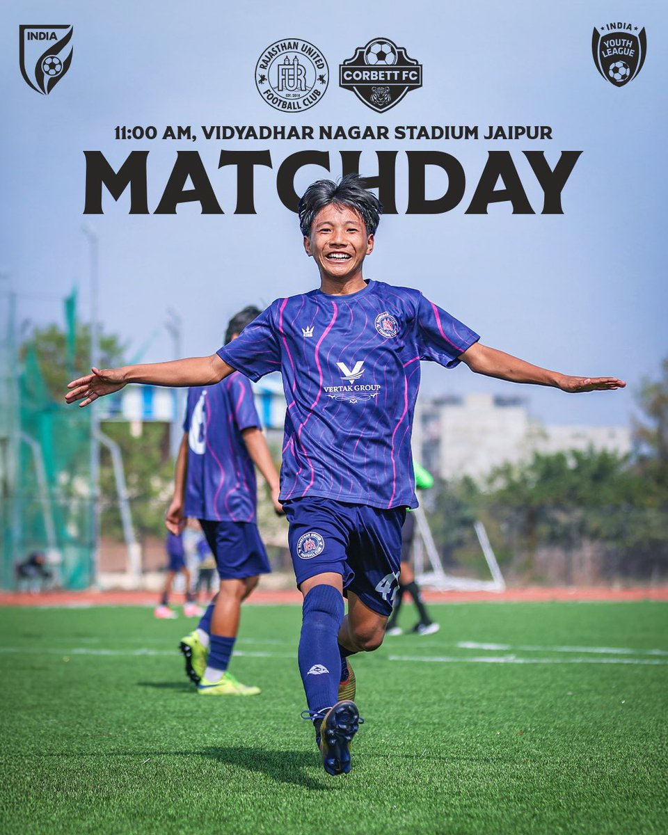 RajasthanUnited's tweet photo. Ready for another battle at our territory.⚔️⚽
𝐀𝐛𝐤𝐡𝐞𝐥𝐞𝐠𝐚 𝐈𝐧𝐝𝐢𝐚
#desertwarriors #rufcacademy #aiffjuniorleague26homematch #Matchday6 #RUFCU16vsCFC https://t.co/tvddY4lcSn