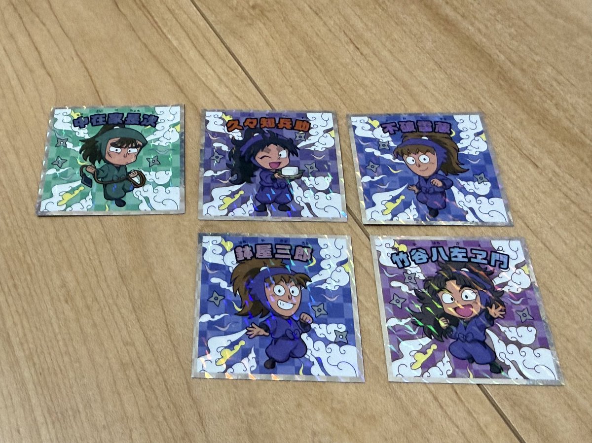 忍たま乱太郎 忍たま乱太郎マンチョコ ビックリマンチョコ シール 交換