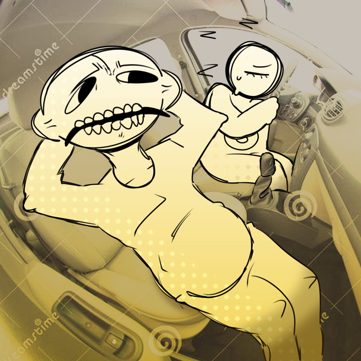eyeheartlemons's tweet photo. YELLOW!!! :3c anyways I was listening to a song on repeat and doodled!

I like.. a lot about this! gullpp slightly self indulgent. Isn't Monster disgusting looking 🥹 (he's not pregnant if you say he's pregnant I'll pelt rocks at you /silly)

#MonsterFNF #FNF #selfship #yumeship https://t.co/ajFY3KoFRx