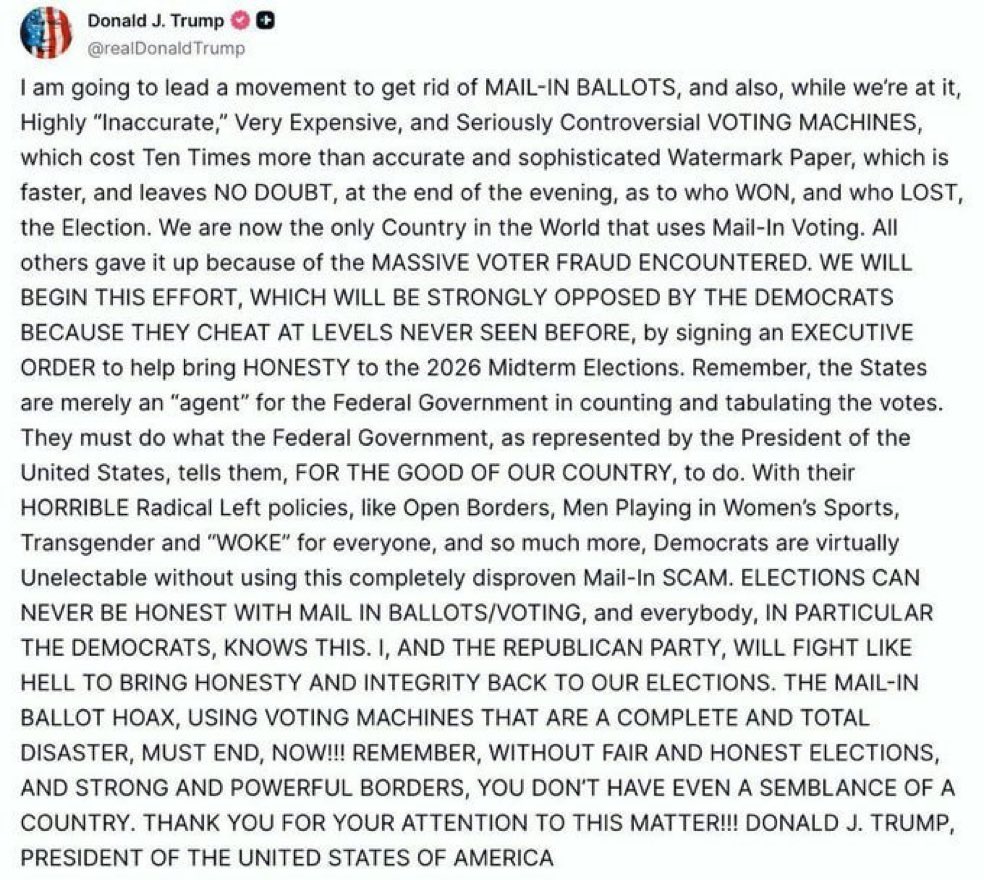 markbland's tweet image. If you have to sell your election fraud this hard… then you know it’s extremely CRIMINAL IN NATURE! 

Our elections are just fine the way they are. There is less than 1% fraud currently. 

You need to #resignTrump!