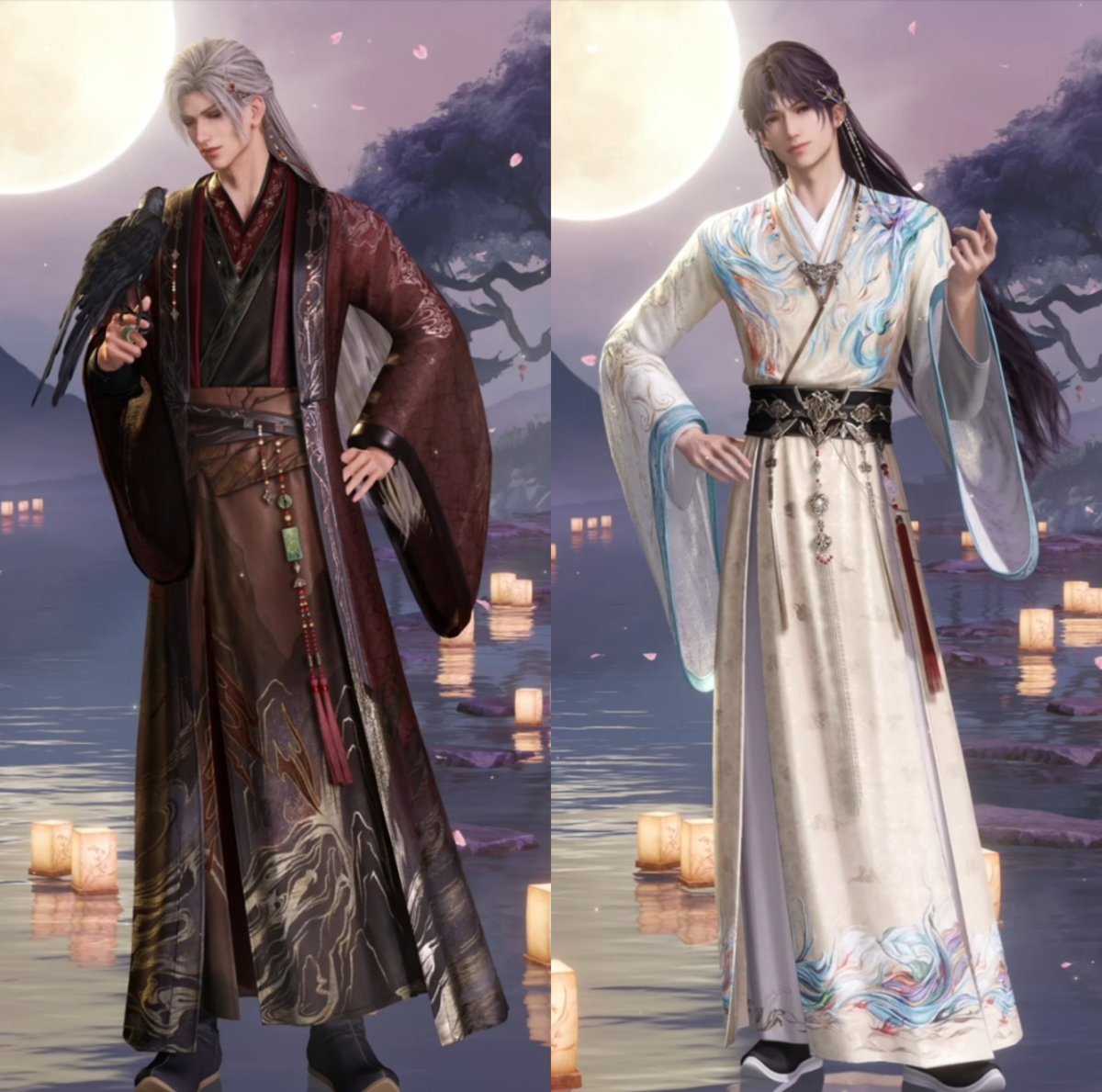 pregnantsylus's tweet image. this is my hua cheng and xie lian