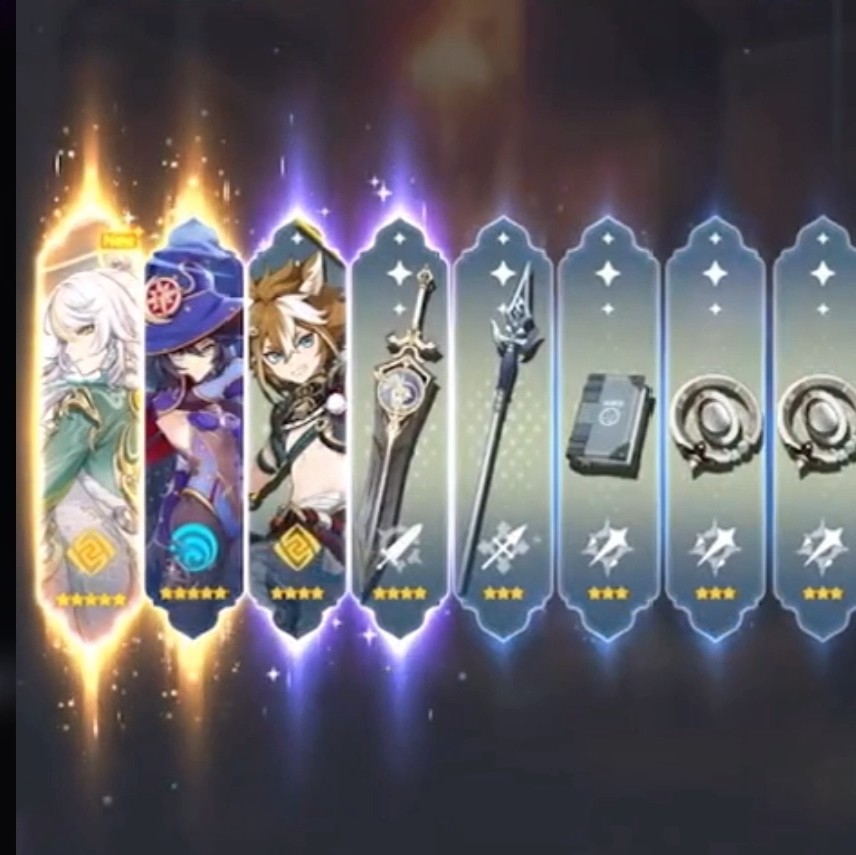 60 pulls in and I thought I lost the 50/50 but low and behold! I skipped to the end and screamed my head off on stream!! First double 5 star! Also thank you so much <a href="/RitsuPachiPachi/">Ritsu PachiPachi</a> for the raid tonight!! I really appreciate it!