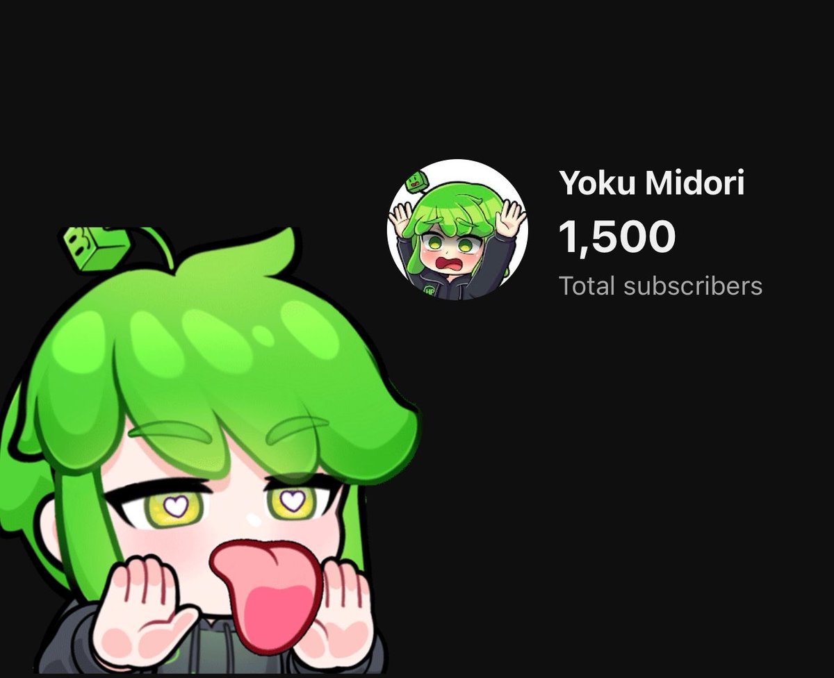 We hit a new milestone! Thank you for 1.5k subs ya goober 💚🔥💚🔥

Together let’s flood the world with SLIME!!!!!