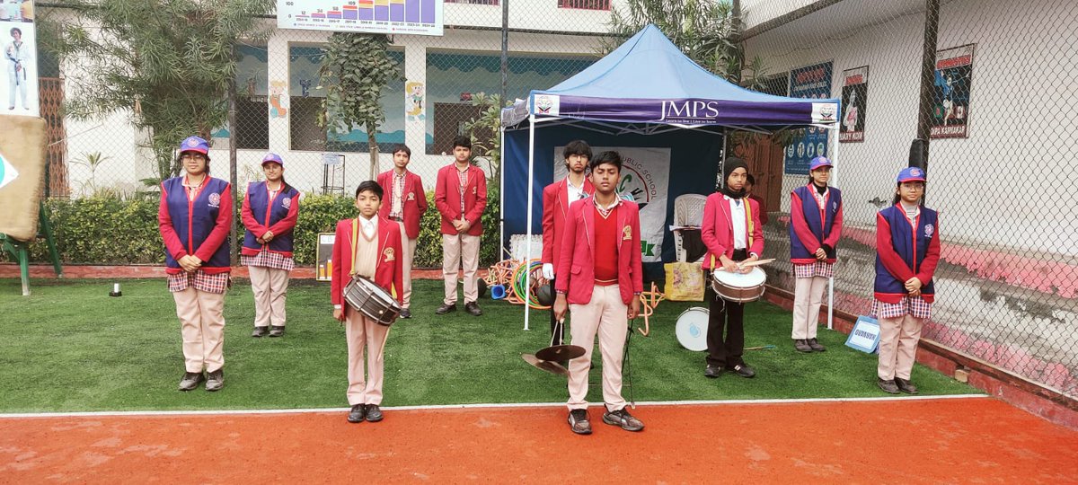 jmps_official's tweet photo. NSS Volunteers @ Juniors Annual Sports Day providing their remarkable assistance https://t.co/c6tnJ5iIKP