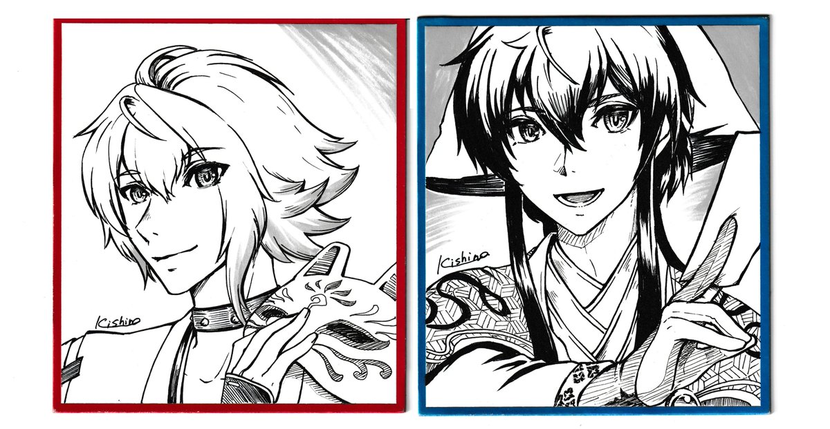 今週末のFancy Frontier46にて、 色紙イラストを委託販売させて