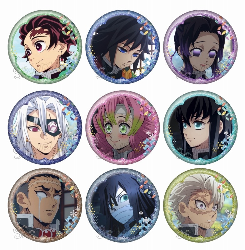 鬼滅の刃 グリッター缶バッジ Vol.2 【再販】【2026年4月発売】 ネオ