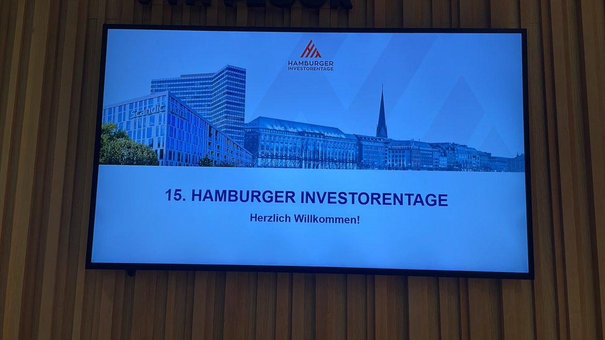 Boersenhaendler's tweet photo. Heute beginnen die #HamburgerInvestorenTage von #Montega #UnbezahlteWerbung https://t.co/JUWTEE4ktT