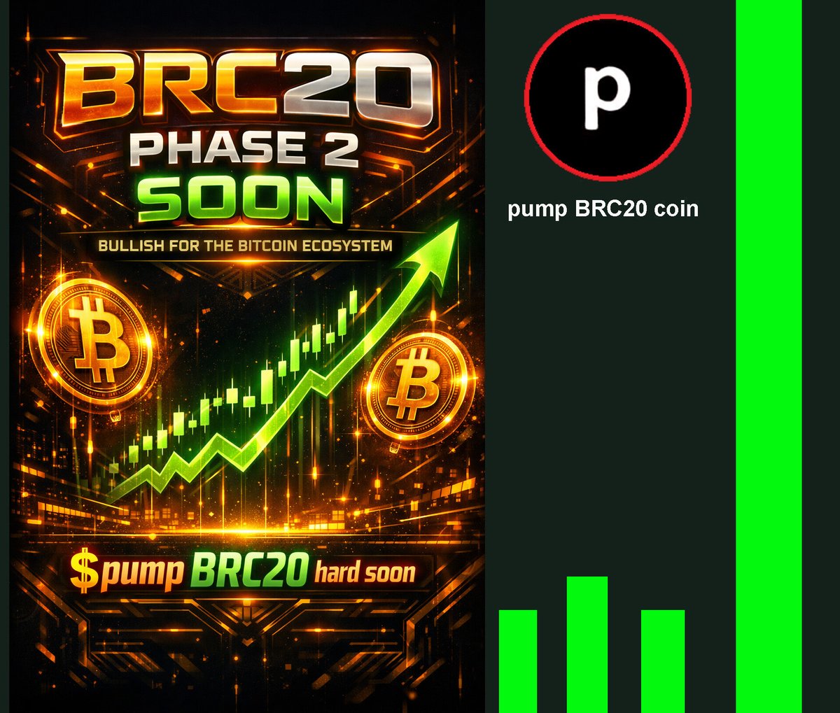 pump_brc20's tweet photo. BRC20 Phase 2 soon… bullish for Bitcoin ecosystem. $pump BRC20 hard soon
pump Brc2.0
#Bitcoin #BRC20 #PumpCoin #BTC #ordinals #runes #nft #inscriptions #pump $pump $btc #btc #pumpbrc20 #PumpBRC20 #thetime #brc2 #web3 #OKX #god #jesus #ToTheMoon #Bullish https://t.co/1cce0YFIyL