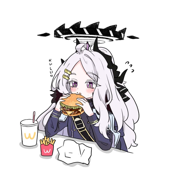 今日はハンバーガーを食べよう~