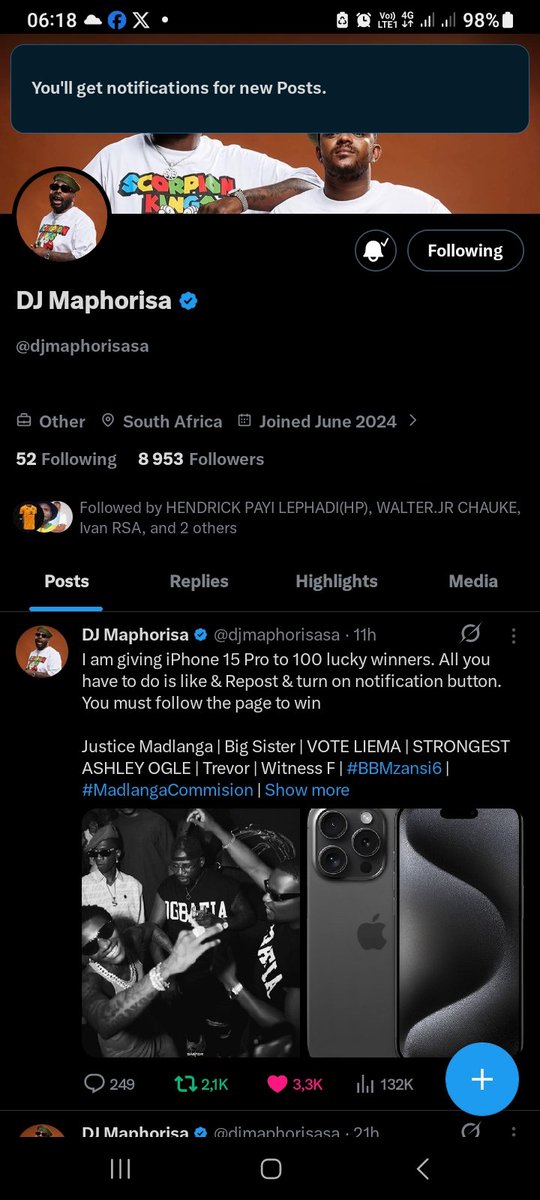 F_Keys_MRG's tweet photo. @djmaphorisasa https://t.co/Y5c9BqPU7y