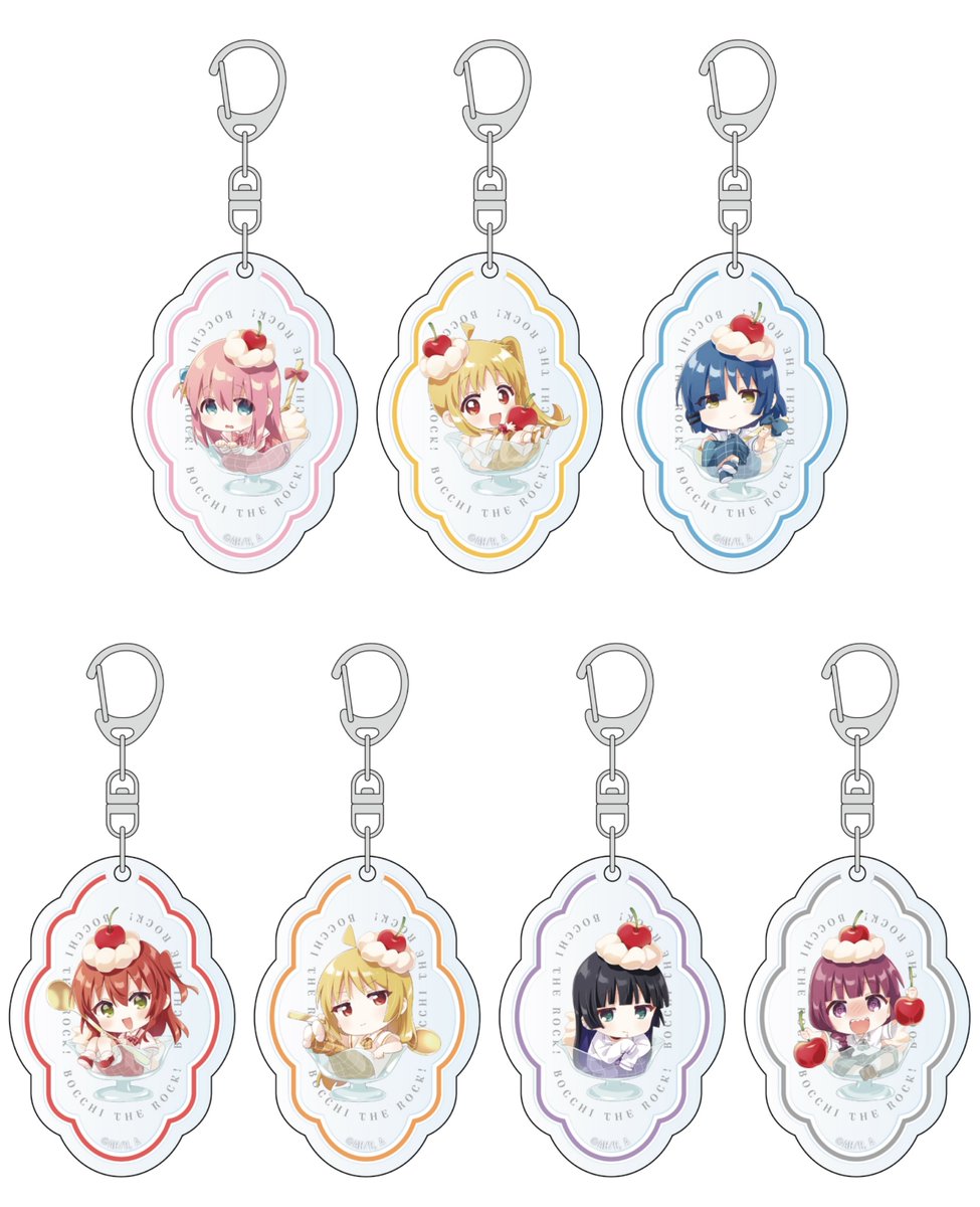 ぼっち・ざ・ろっく！　グッズまとめ ぼっち・ざ・ろっく！』のアクリルマスコット第2弾が登場！結束バンド