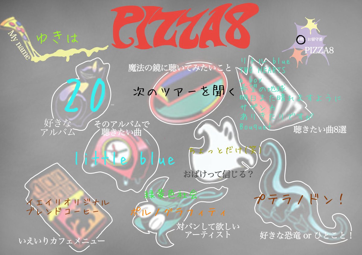 かにゅふぁ自己紹介カード みみわさん、いつも素敵な自己紹介カード