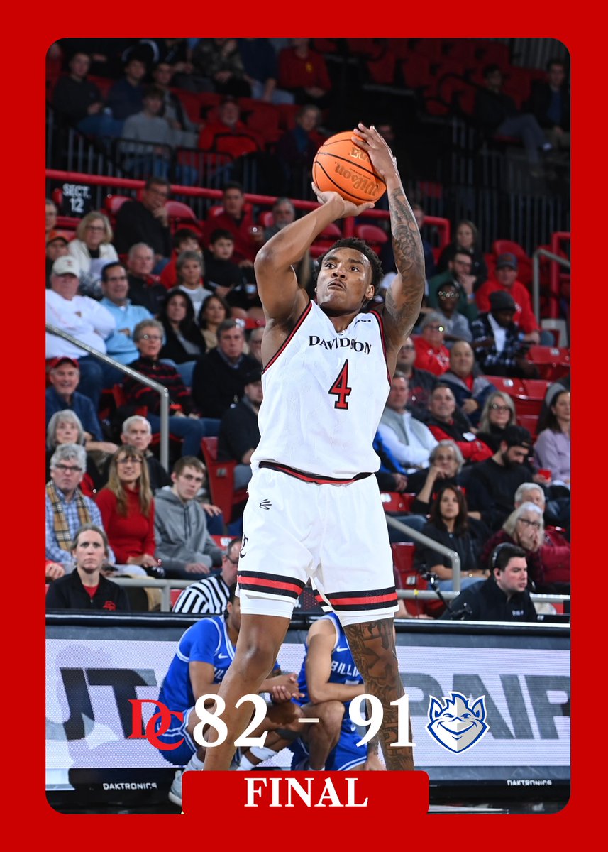 DavidsonMBB's tweet photo. Final from Belk Arena. https://t.co/1jasT5KC2D