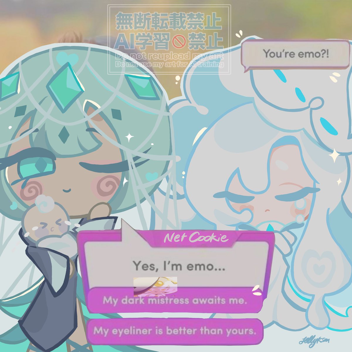 jellyksm's tweet photo. the bad ending..

#cookierunwitchscastle #netcookie #firstmilkcookie https://t.co/F5wmz8jJdO