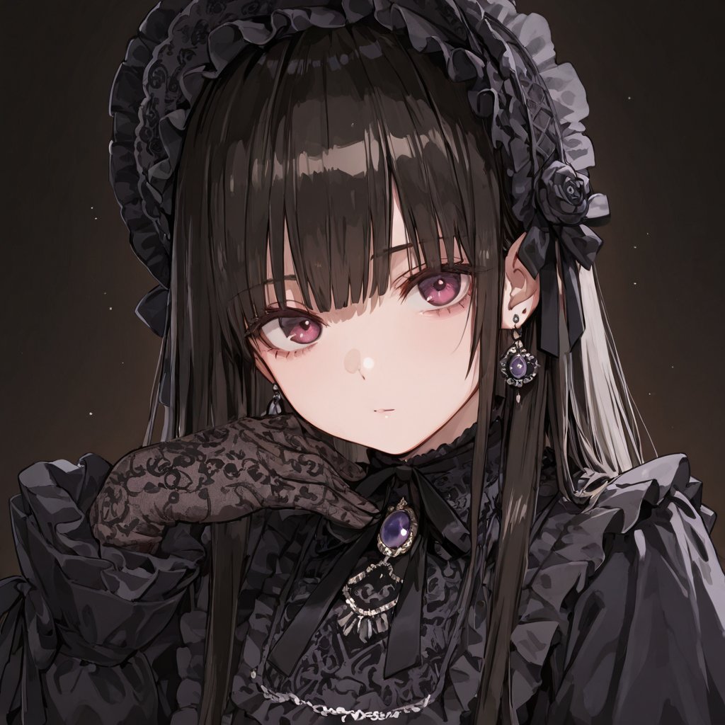 こんにちは #AIイラスト #AI生成 どちらが好みですか？ A.黒ゴス B.白ゴス