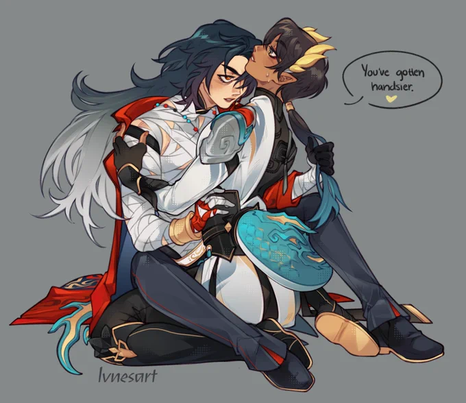 nothing hotter than a man you have make twice the effort to throw around #hsr #honkaistarrail #renheng