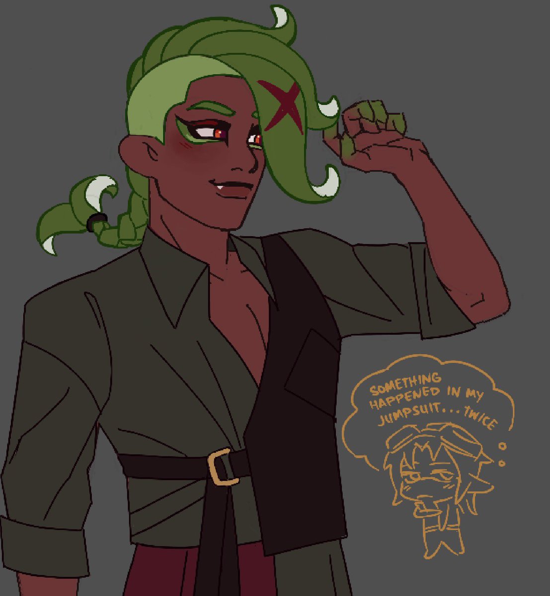 ray’s new look is coming along and so is check’s pants