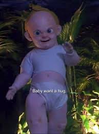 notsheamuss's tweet photo. Never seen Bradley Tkachuk and “Baby Bunting” from the 1999 film Baby Geniuses in the same room…. Just saying’ https://t.co/bjWT5iTVh6